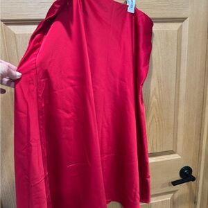 Nine West Red Maxi Skirt